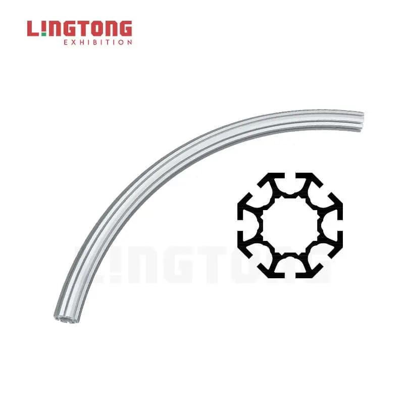 LT-S108-4Y990 Aluminum Extrusion Curved Quarter Circle