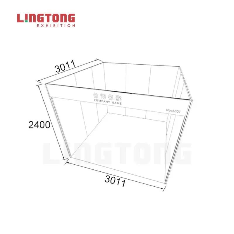 LT-WB352 Fabric Frame Shell Scheme Booth 40mm