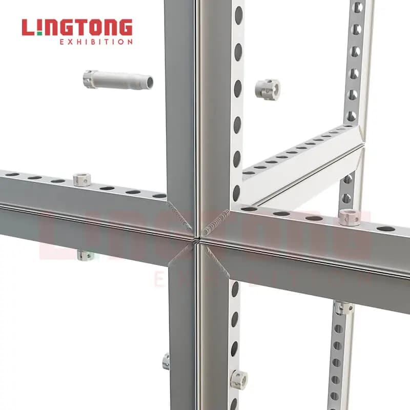 LTFS62-496X496 Fast Wall System - Fast System - welded corner rectangular frames 62mm